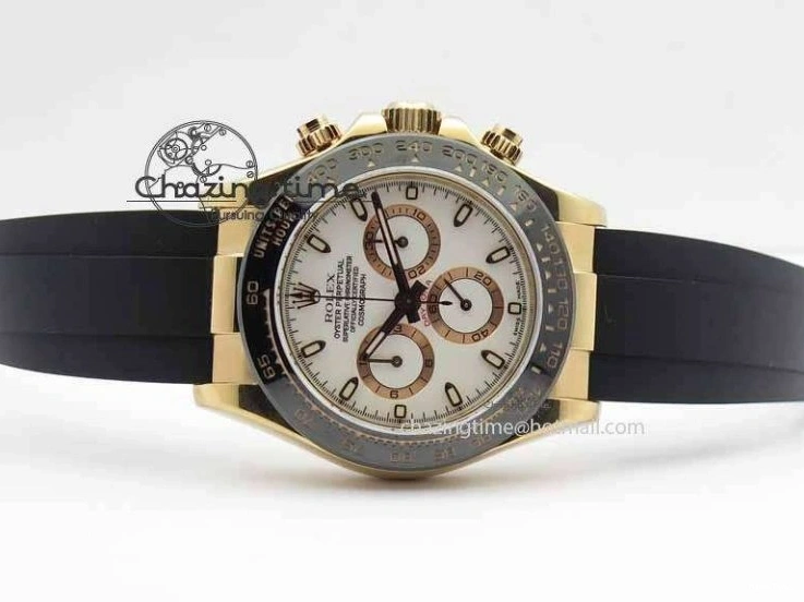 MiroTime 0407 Sustainable Daytona 116515 JF 1:1 Best Edition White Dial On Black Rubber Strap A 3654